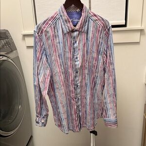 Robert Graham Multicolor Striped Button-Down Shirt